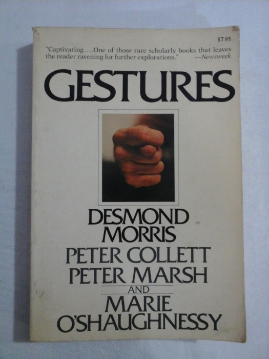 GESTURES - Desmond MORRIS / Peter COLLETT / Peter MARSH / Marie O&quot;SHAUGHNESSY