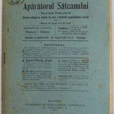 APARATORUL SATEANULUI - REVISTA POPULARA PENTRU STARPIREA RELELOR DE CARE E BANTUITA POPULATIUNEA RURALA ,ANUL I , NR. 5 , 15 APRILIE , 1906