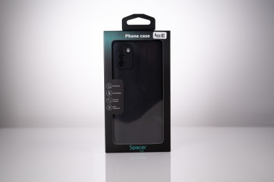 Husa Xiaomi Pocophone M3 Spacer, negru, grosime 1.5mm, material flexibil TPU &amp;quot;SSPPC-XI-PC-M3-TPU&amp;quot; foto