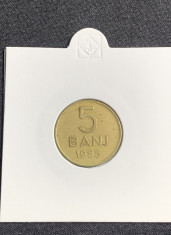 Moneda 5 bani 1955 RPR foto