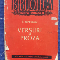 George Toparceanu, versuri si proza, BPT 1959, 260 pagini