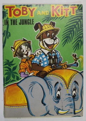 TOBY AND KITT IN THE JUNGLE , 1974 foto