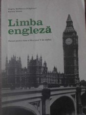 LIMBA ENGLEZA MANUAL PENTRU CLASA A IX-A (ANUL V DE STUDIU)-VIRGILIU STEFANESCU-DRAGANESTI, AURELIA VOINEA foto