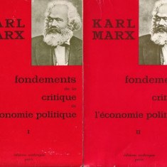 Fondements de la critique de l'economie politique Karl Marx