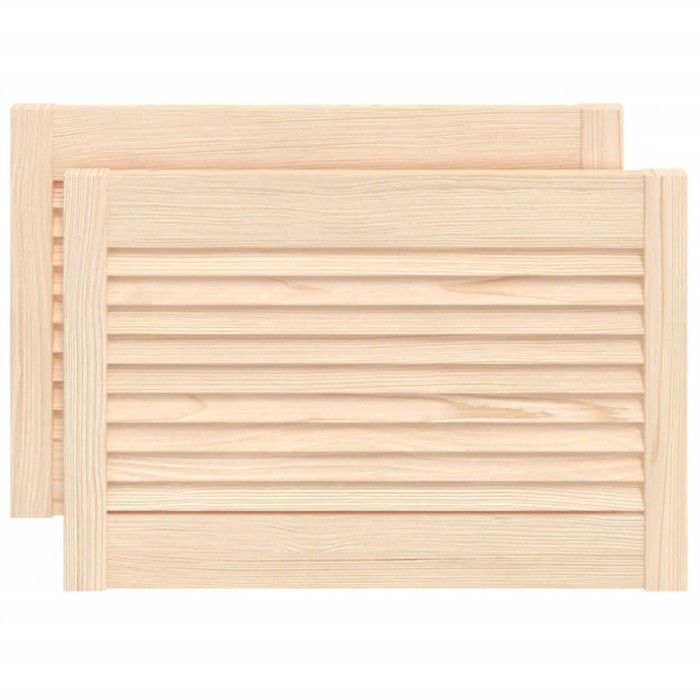 Usi de dulap design lambriu 2 buc. 39,5x59,4 cm lemn masiv pin