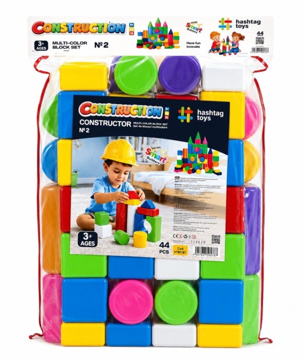 Set constructor blocuri multicolore 2