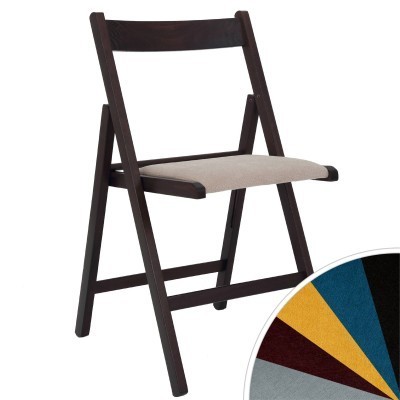 SCAUN BASIC T - CADRU WENGE - STOFA - DIVERSE CULORI - Stofa Print-3006-make up foto