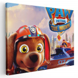 Tablou afis Paw Patrol patrula catelusilor desene animate 2228 Tablou canvas pe panza CU RAMA 20x30 cm