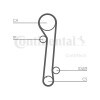 Kit distributie Contitech CT937K2, CONTINENTAL CTAM