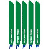 HiKOKI RM48B - Set panze fierastrau sabie bimetal 225 mm 14-18 dinti/inch dantura progresiva 5 bucati