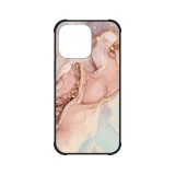 Husa BestCase&reg; Anti Shock Glassy, Compatibila Cu Apple iPhone 13 Pro Max, Rose