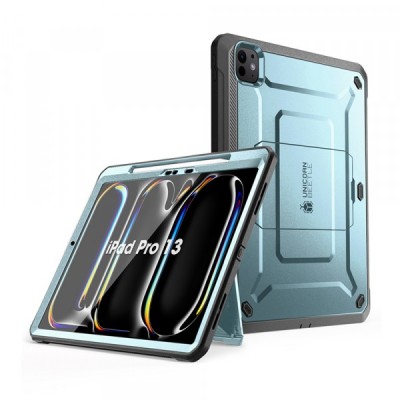 Husa pentru Apple iPad Pro 13 (2024), Supcase, Unicorn Beetle Pro, Albastra foto