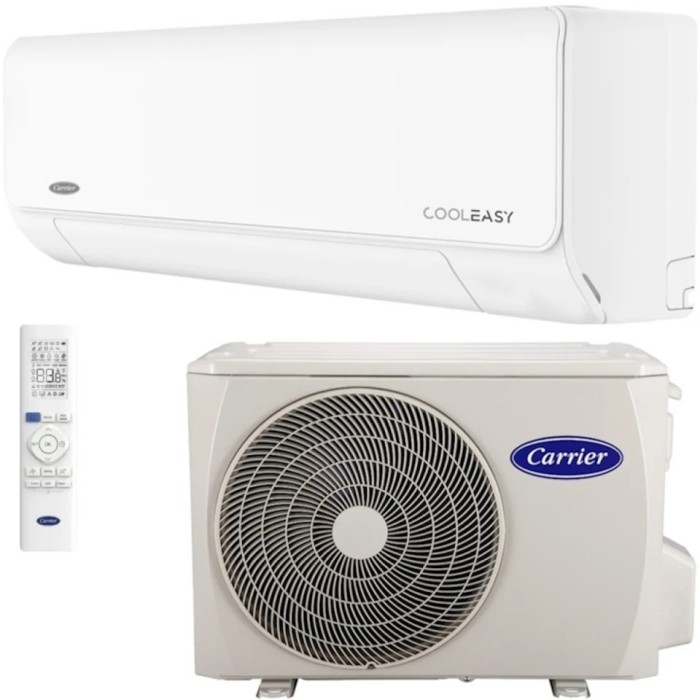 Aparat aer conditionat Carrier CoolEasy 12000 BTU, R32, A+++/A+++, Wi-Fi, Filtru Cold Catalyst, Carbon Activ, Ionizare, X-ECO, 3D Airflow, Ultra-Silen