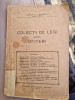 C. F. Nicolescu - Colectii de legi pentru Ofiteri