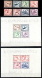 Germania Reich 1936, Mi #609-616 + Bl 5-6, sport, Olimpiada Berlin, seria si cele 2 blocuri, MNH, cota 420 &euro;!