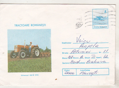 bnk ip Intreg postal 1985 - Tractoare romanesti - Universal 550 m DTC foto