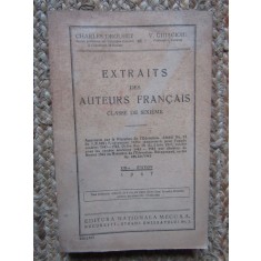 C Drouhet și V Ghiacioiu, Extraits des Auteurs Francais