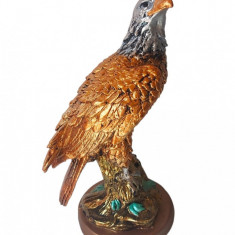 Statueta decorativa, Vultur, Maro, 32 cm, DVR0227