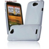 Husa Silicon S-Line HTC One X - Protectie Flexibila, Alb