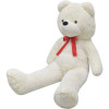 Ursuleț de pluș de jucărie, alb, 242 cm, vidaXL