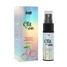 Spray Clit Me On cu Efect Incalzire, Aroma Fructe Rosii, 12 ml