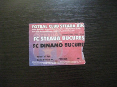 Steaua Bucuresti-Dinamo Bucuresti, (sezon 2005-2006), bilet meci foto