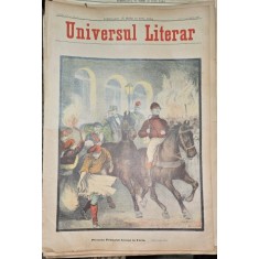 Revista Universul Literar nr.9/1897 pe coperta plecarea printului George la Creta
