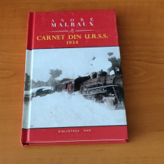 Andre Malraux - Carnet din U.R.S.S. 1934