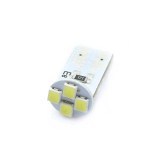 Led bec T10 4Fx3528 alb rece blister