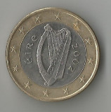Irlanda, 1 euro de circulatie, 2002, circ., Europa