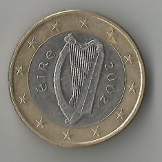 Irlanda, 1 euro de circulatie, 2002, circ.