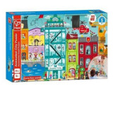 Puzzle orasul animat, +4 ani, Hape