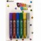 Set 6 flacoane lipici glitter colorat