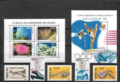 C5536 - Lot timbre nestampilate Romania + Liechtenstein) MNH