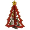 Ornament de brad mos craciuni in brad, flippy, multicolor, lemn, 10.5x9.5 cm