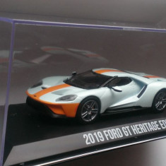 Macheta Ford GT Heritage Edition Gulf 2019 - Greenlight 1/43