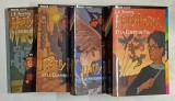 HARRY POTTER par J.K. ROWLING ,SET DE 4 VOLUME IN ETUI DIN CARTON , TEXT IN LIMBA FRANCEZA , illustrations par JEAN - CLAUDE GOTTING , 2000, VEZI D