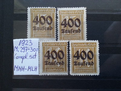 1923-Complet set-MNH+MLH -Perfect foto