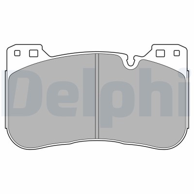 DELPHI LP3626 set placute frana,frana disc foto