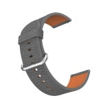 Curea piele, compatibila Huawei Watch GT 7 46mm, telescoape Quick Release, 18cm, Gri