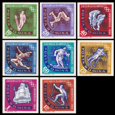 1963 - Jocurile Olimpice Innsbruck, sport, serie ndt neuzata