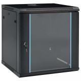 vidaXL Dulap server, montare pe perete, 12U, 19&quot; IP20 600x600x640 mm