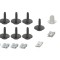 Clema, clips fixare carenaj Ford C-Max, Focus II /, Focus III /, Transit/Tourneo Connect //; set 18 bucati, W7024S307, W7030S300, W7085S424,