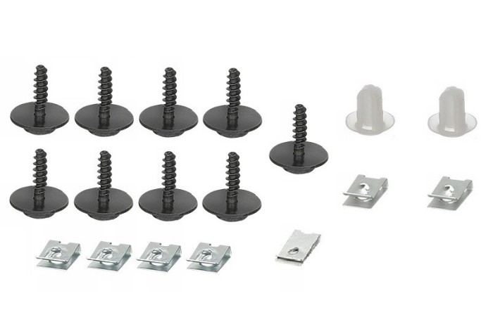 Clema, clips fixare carenaj Ford C-Max, Focus II /, Focus III /, Transit/Tourneo Connect //; set 18 bucati, W7024S307, W7030S300, W7085S424,