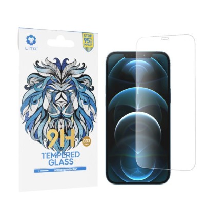 Folie pentru iPhone 12 Pro Max - Lito 2.5D Classic Glass - Clear foto