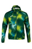 Jacheta Barbati Joma R-Trail Verde Impermeabila Alergare Munte, Protectie Vant, Buzunare Fermoar