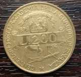 (M870) MONEDA ITALIA - 200 LIRE 1966, CENTENARIUL - GUARDA DI FINANZA, Europa