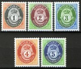 Norvegia 1992 - Uzuale, cifra, serie neuzata