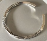 Brățară argint 925 sterling marcată, motive egiptene, reglabilă,24 g , elegantă, stare foarte bună, nouă, nefolosită