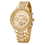 GENEVA Ceas dama Geneva Contessa, Quartz, Afisaj Data, Auriu
